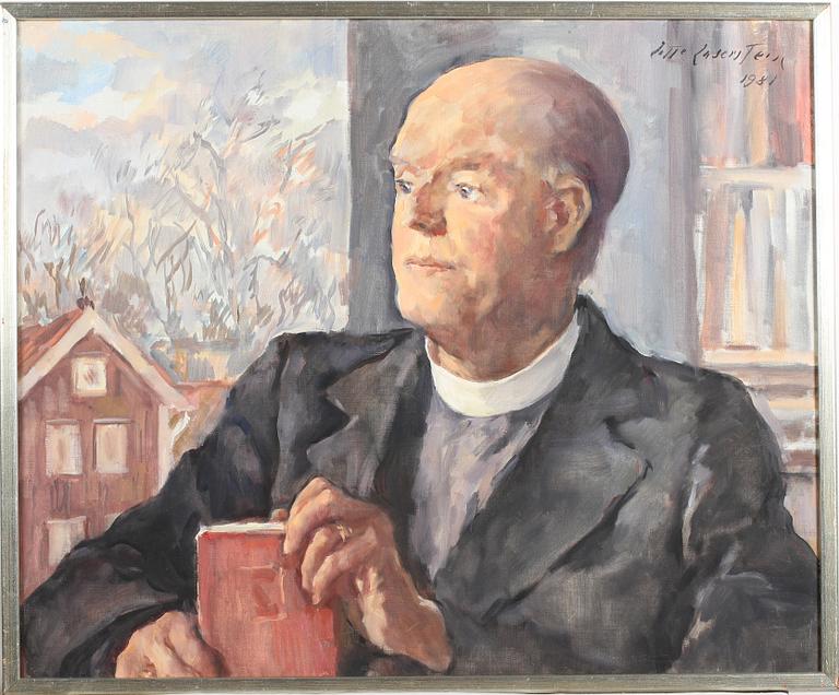 LOTTE LASERSTEIN, olja på duk, 3 st, sign, 1980-tal.