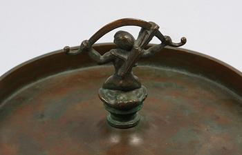 ASKFAT, brons, Sune Bäckström, troligen 1930-tal.