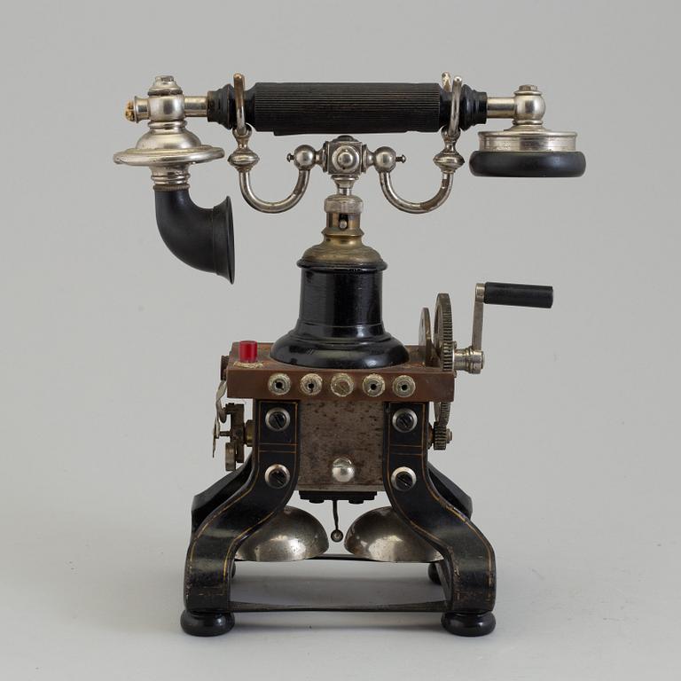 A late 19th century 'Taxen' telephone.