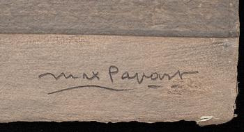 MAX PAPART, carborundum. Signerad och numrerad VII/XV.