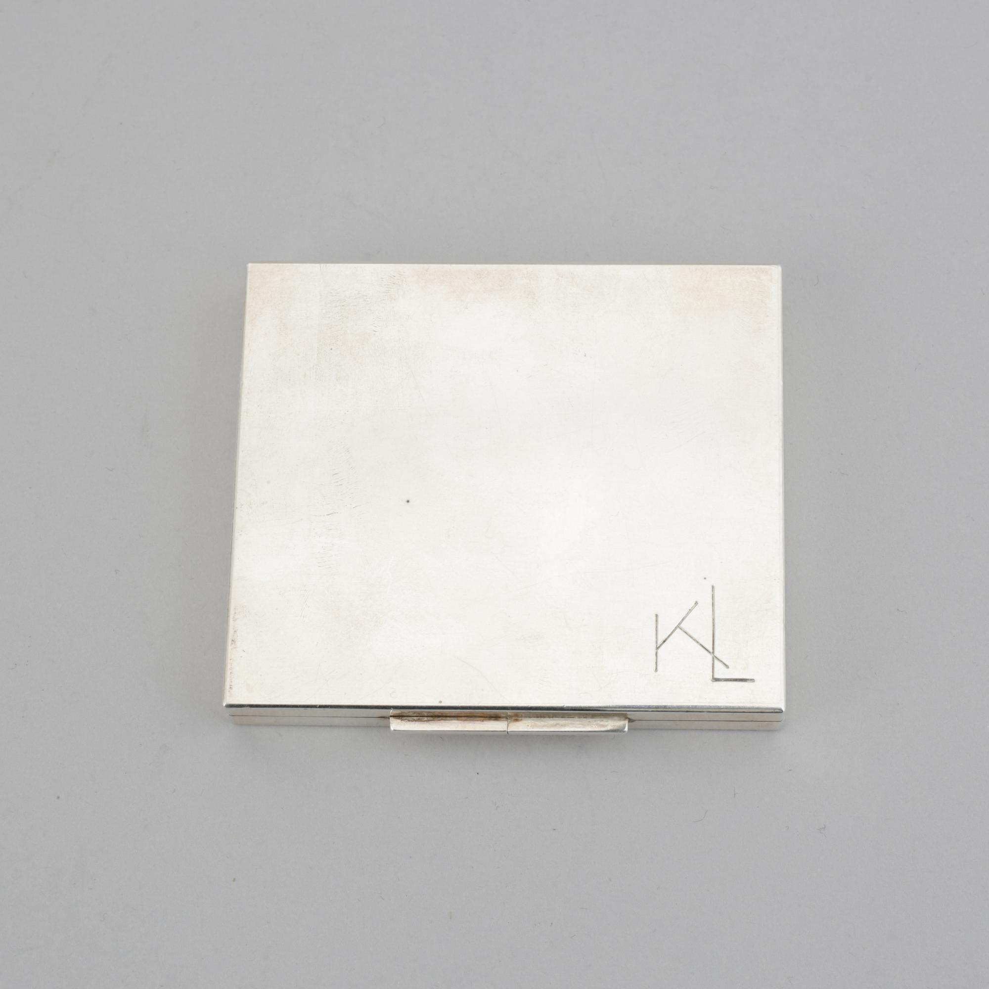 Wiven Nilsson, a sterling silver case, Lund 1960.