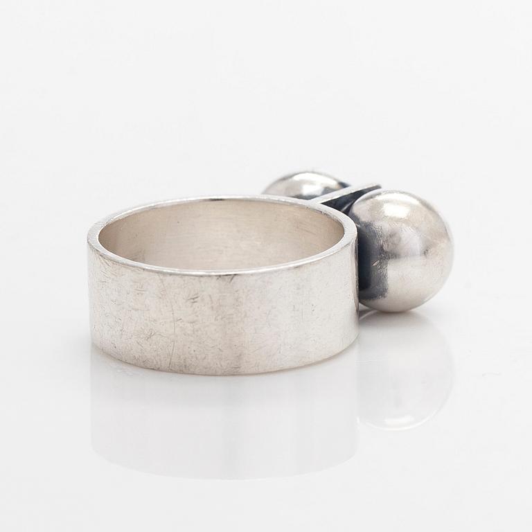 Elis Kauppi, ring, silver, Kupittaan Kulta, Åbo 1964.