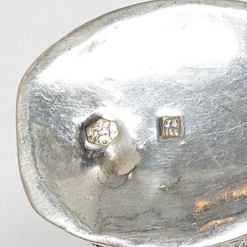 Dosor, 8 st, silver, Holland och England, mestadels 1800-tal.