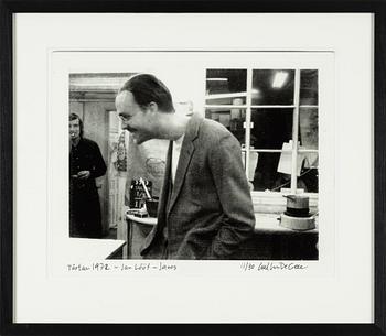 Carl Johan De Geer, fotografi, signerad 11/30.