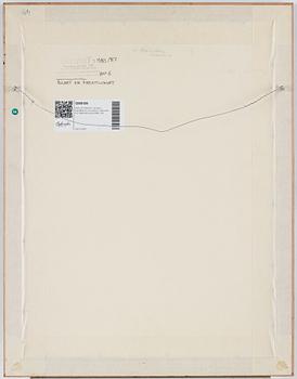 Olav Christopher Jenssen, mixed media on paper, signed and dated 24.jan.1987.