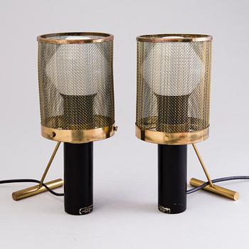 TAPIO WIRKKALA, a pair of 1960's 'K 11-81' table lamps for Idman.