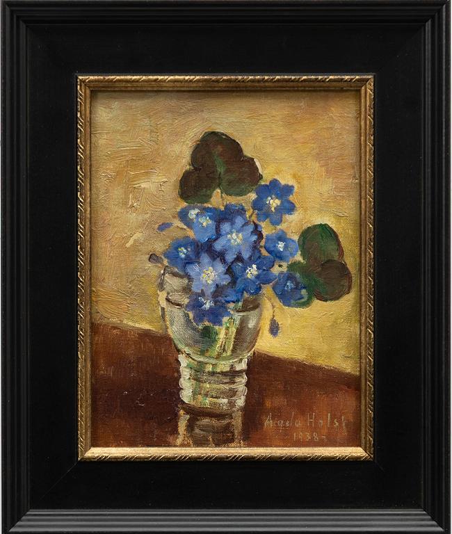 Agda Holst, Flower still life.