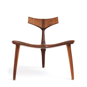 109A. Morten Stenbæk, a "Whale Chair", No. 17, his own studio, Denmark, 2018.