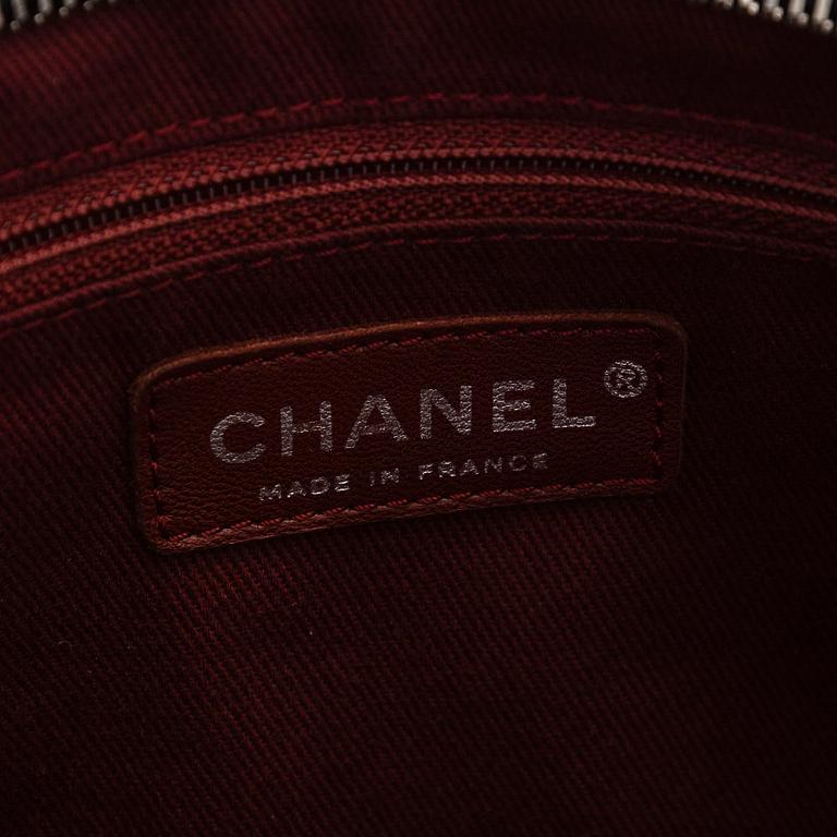 Chanel, a black caviar leather handbag, 2008-09.