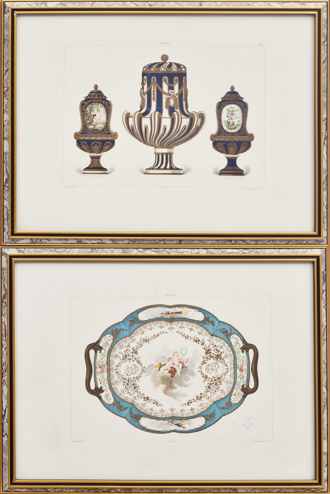 LITOGRAFIER, 8 st, Edouard Garnier. 1880/90-tal.