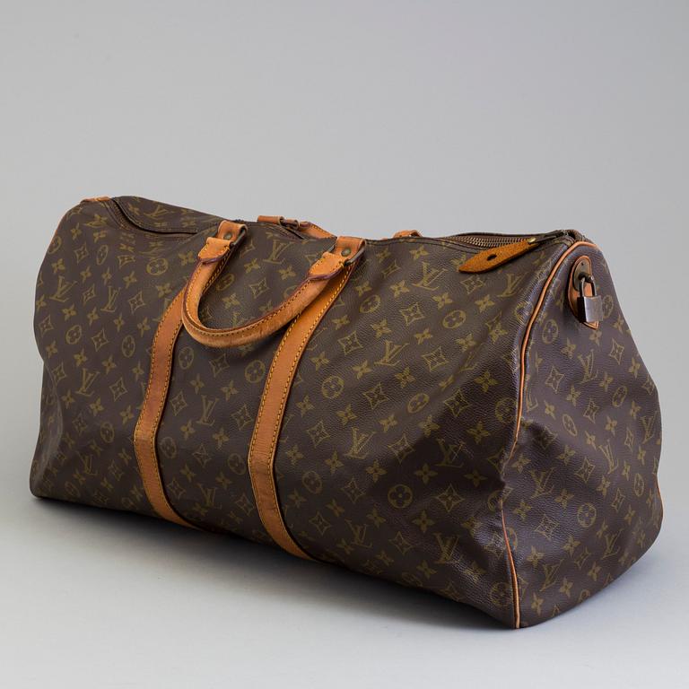 WEEKEND BAG, LOUIS VUITTON, "Keepall 55".