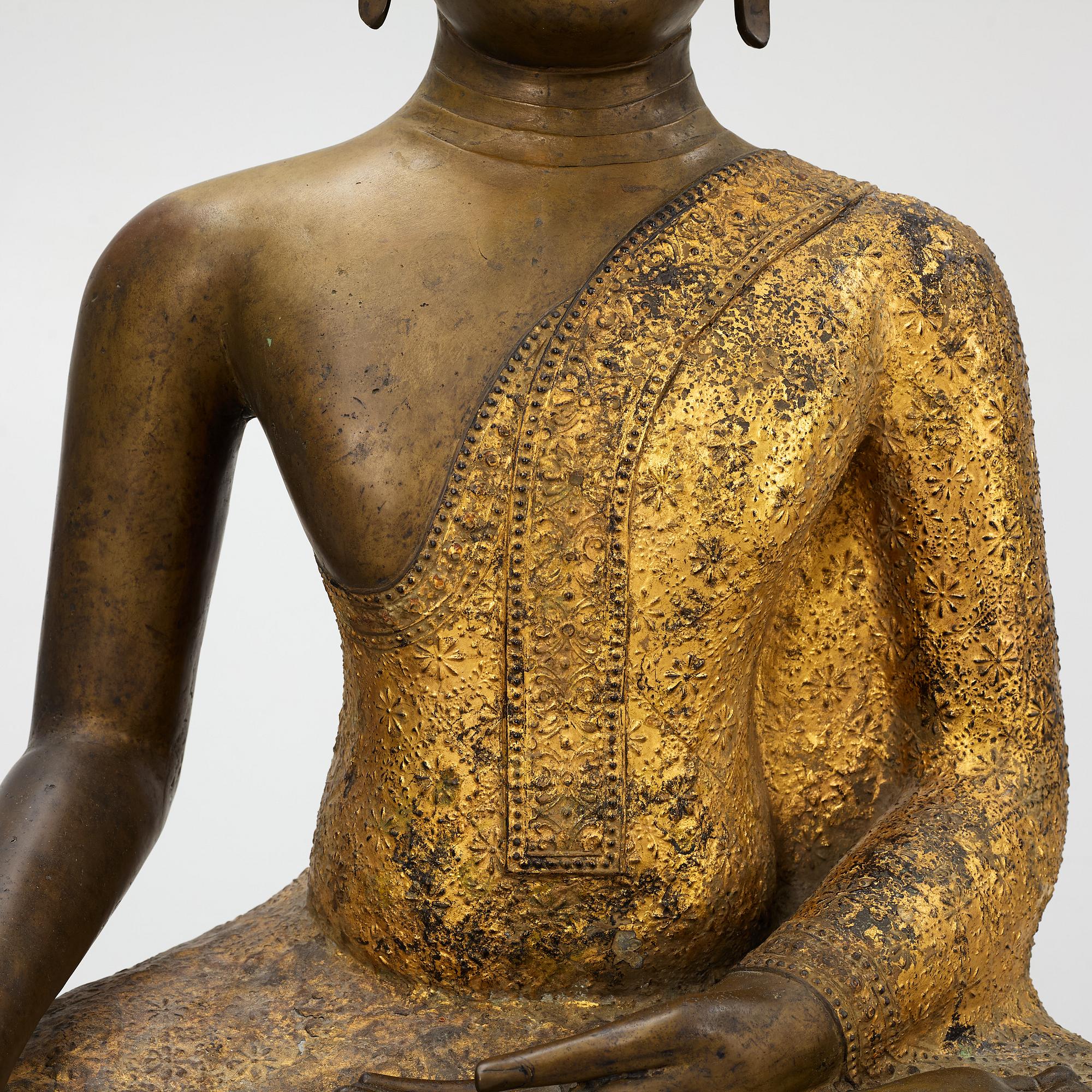 Budda, brons, Thailand, 1900-tal.