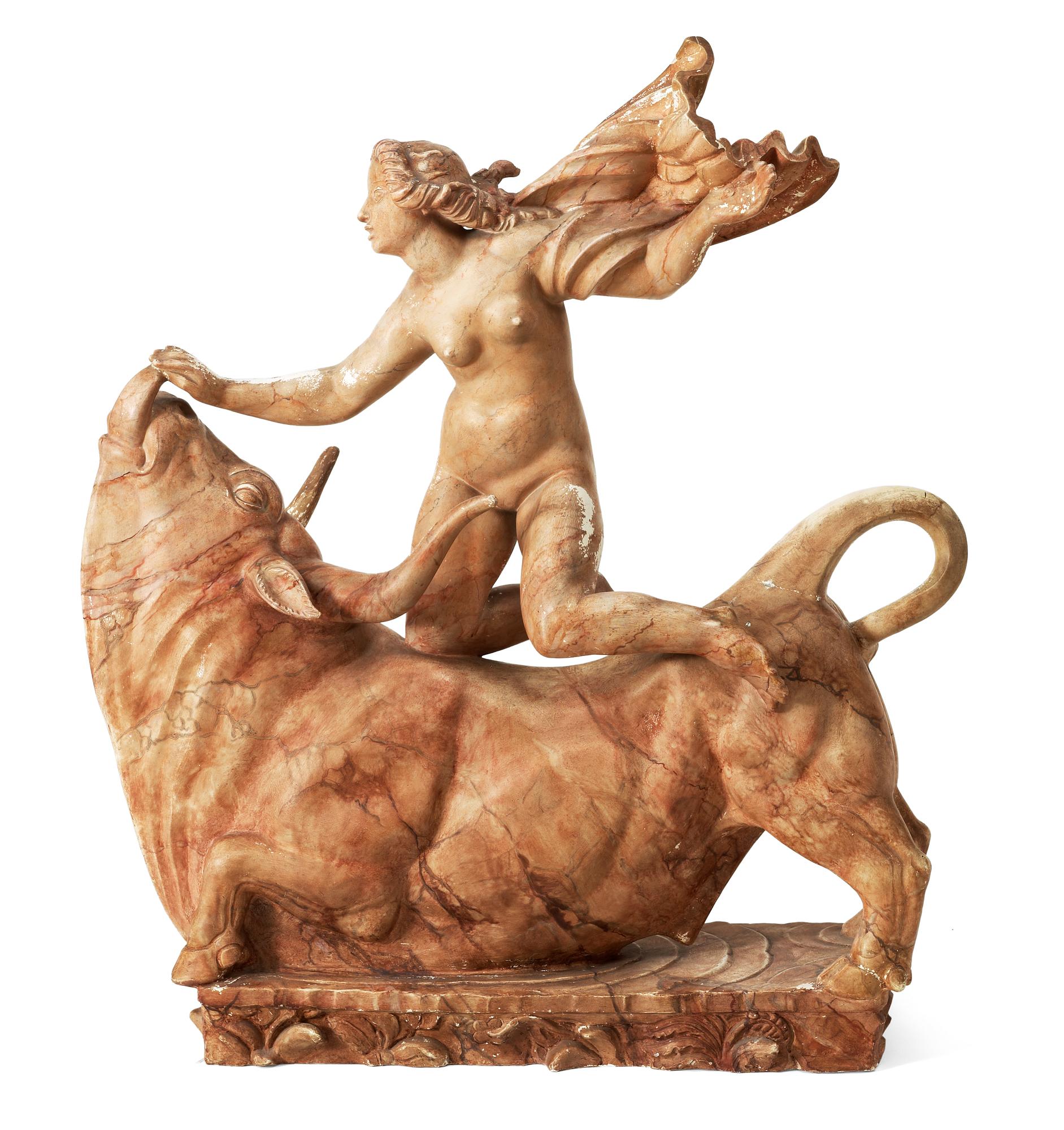 Carl Milles, "Europa och tjuren" (Europa and the bull).