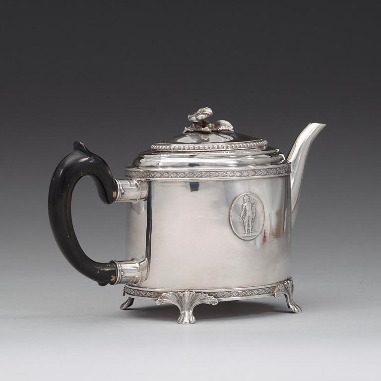 TEKANNA, av Johan Ekholm, Stockholm 1795. Gustaviansk.