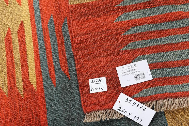 A carpet, Kilim, ca 230 x 171 cm.