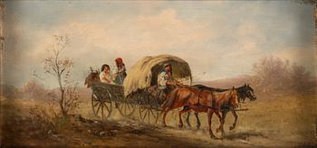 Oil on canvas, signed J Wolski.