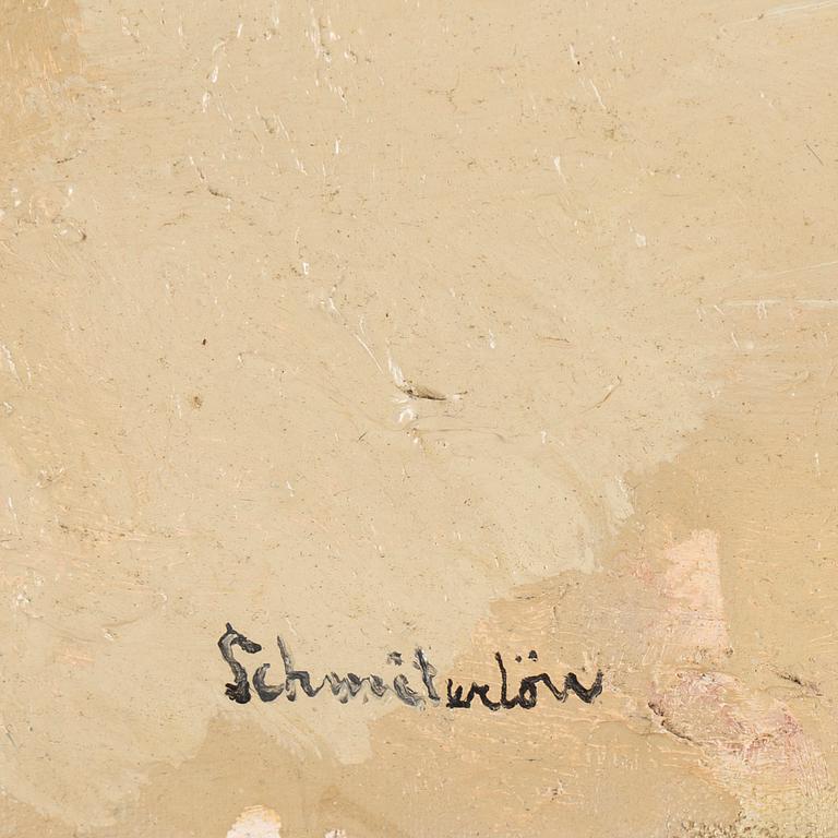 BERTRAM SCHMITERLÖW, oil on canvas, signed.