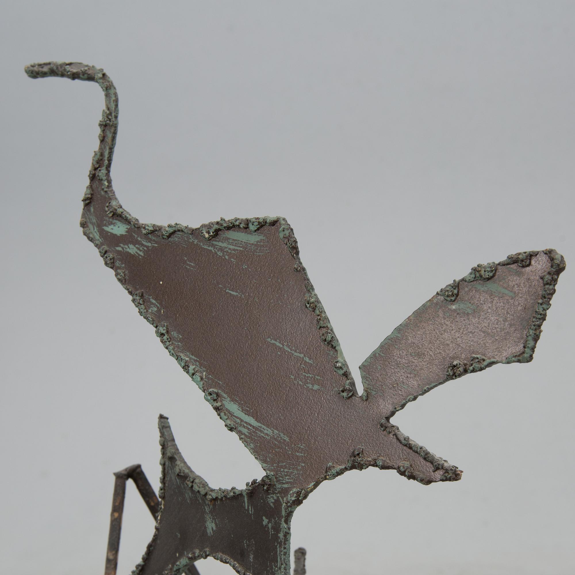 SVEN CARLSSON (SKROT CARLSSON),skulptur, metall. Ej signerad.