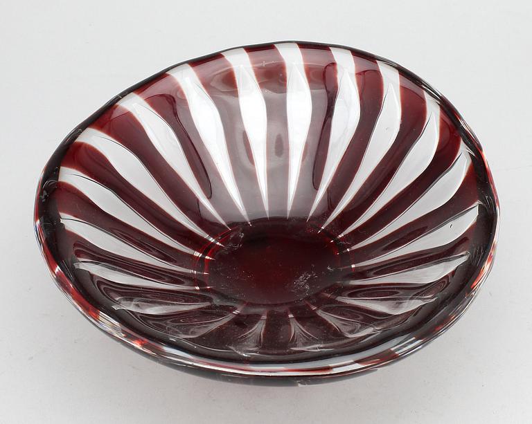 SKÅL, glas, Ariel, Edvin Öhström Orrefors. Signerad.