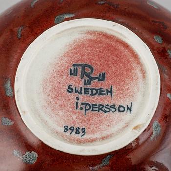 Inger Persson, skål, stengods, Rörstrand, numrerad 8983.