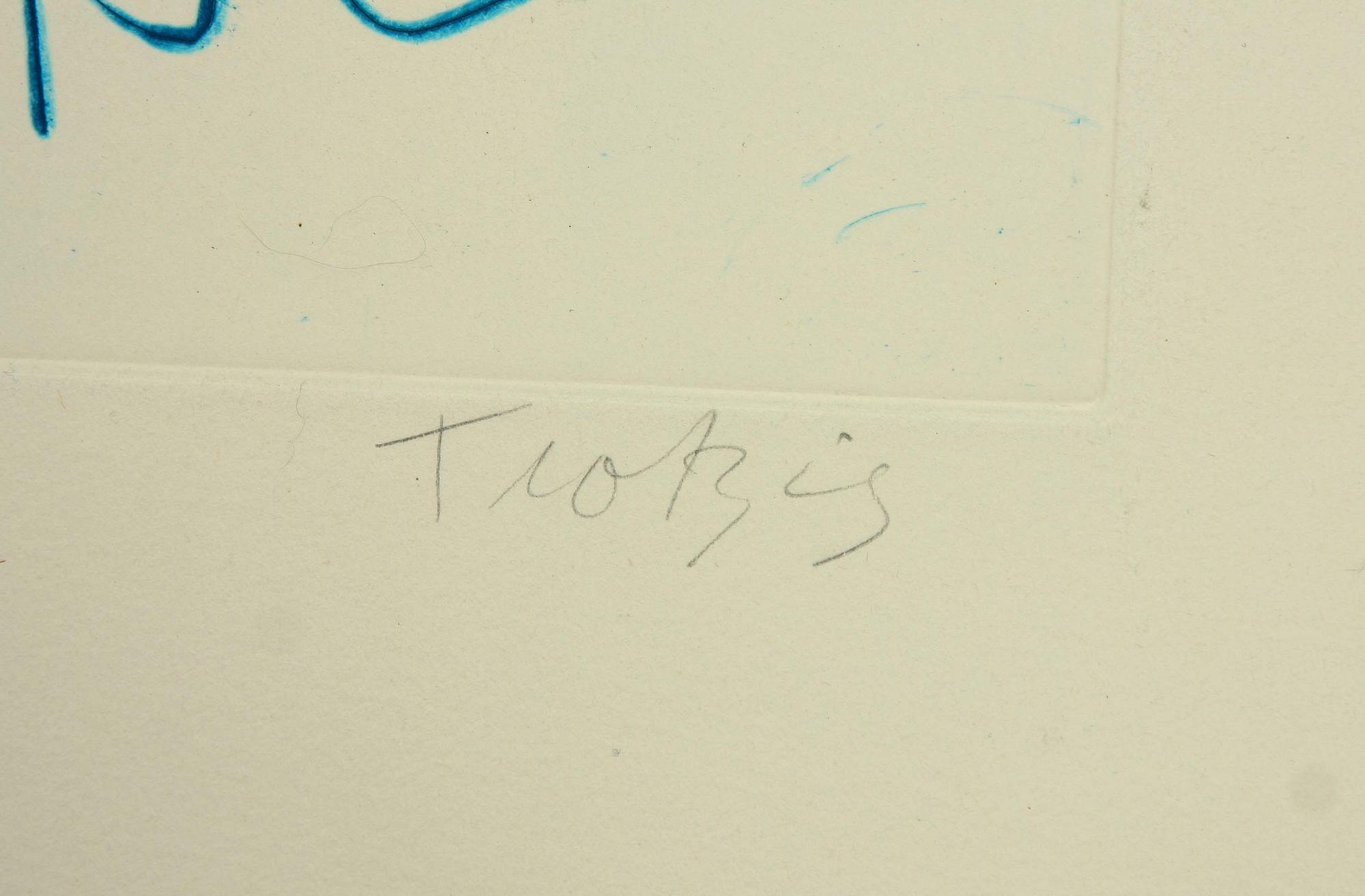 ULF TROTZIG, färgetsning, sign o numr 7/80.