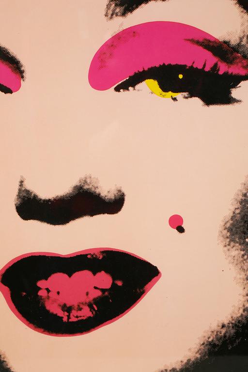 ANDY WARHOL, efter, offsetlitografi / poster, "Marilyn Monroe", 1995.