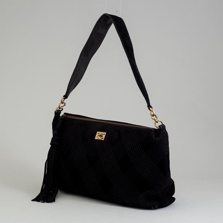 CHANEL, "Wild Stitch Suede Shoulder Bag", 2002-03.