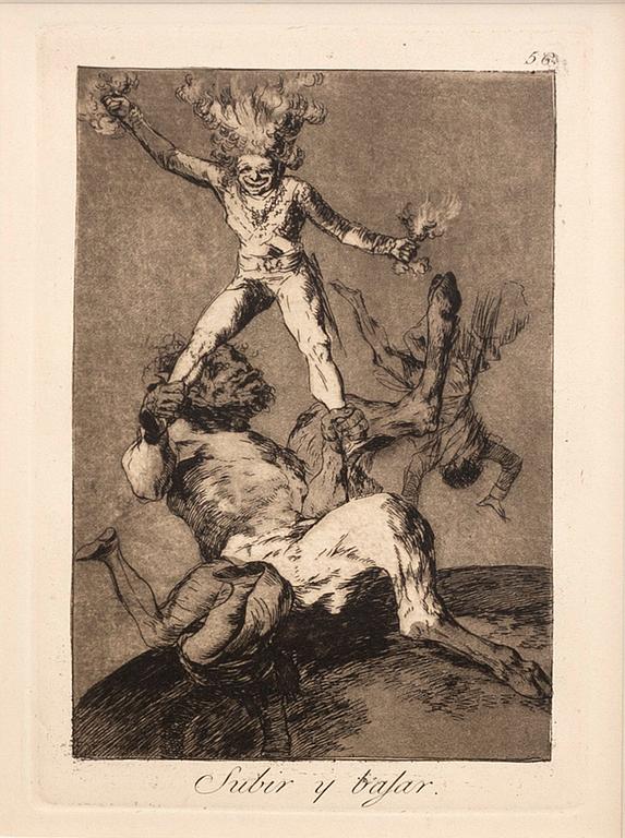 FRANCISCO GOYA Y LUCIENTES, etching and burnished aquatint.