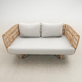 Johannes Foersom & Peter Hiort-Lorenzen (MDD), sofa, "Nest", for Cane-line, Denmark, contemporary.