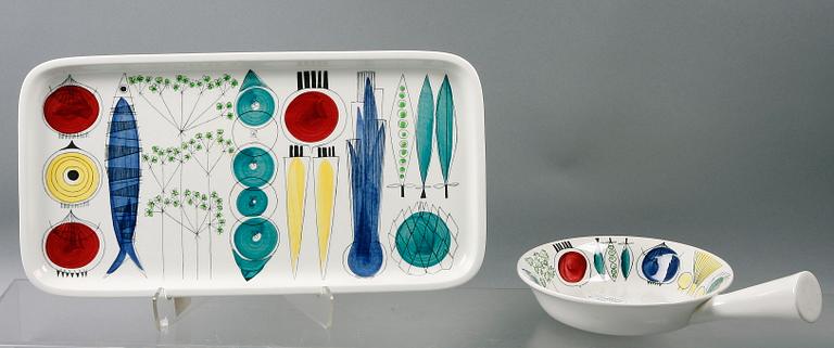 KAROTT samt UPPLÄGGNINGSFAT, "Picknick", Marianne Westman, Rörstrand.