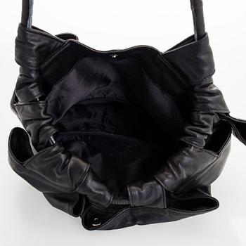 Loewe, a leather handbag.