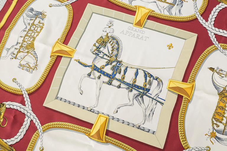 HERMÈS, a "Grand Apparat" scarf.