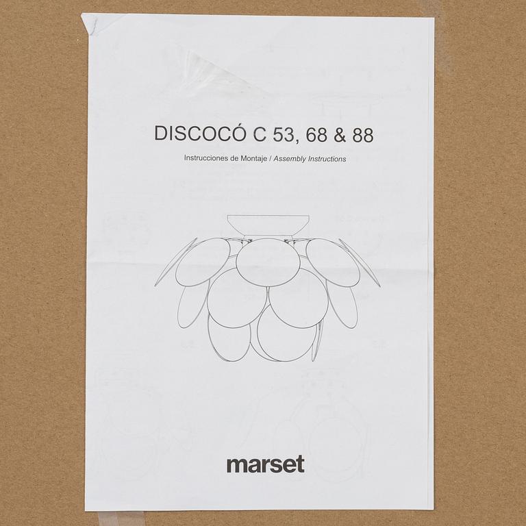 Christophe Mathieu, taklampa, "Discoco", Marset, Spanien, formgiven 2008.