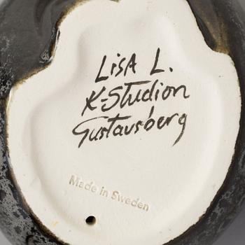 LISA LARSON, figuriner, ett par, stengods, K-Studion Gustavsberg.