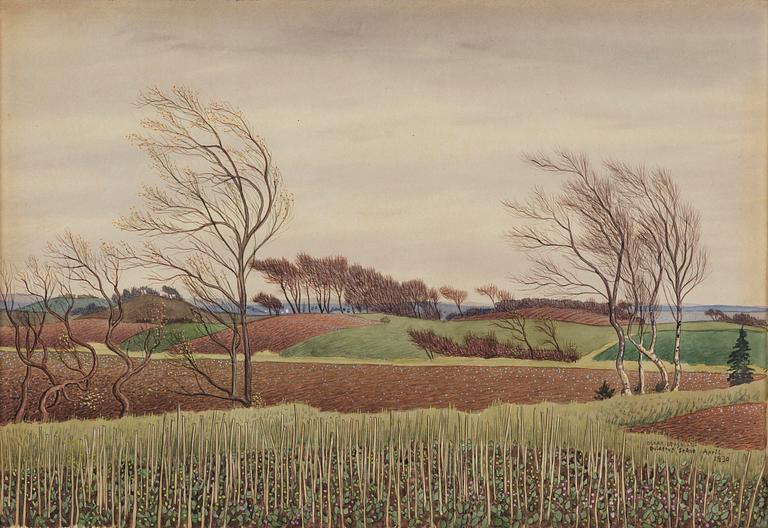 Oskar Bergman, Autumn in Balderup, Skåne.