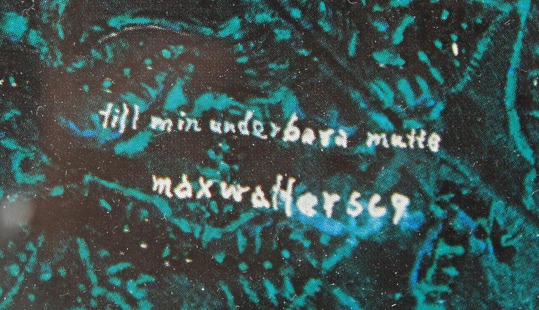 MAX WALTER SVANBERG, affisch.