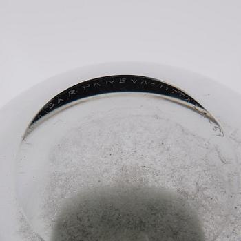 KONSTGLAS, signerad Timo Sarpaneva, Iittala -57.