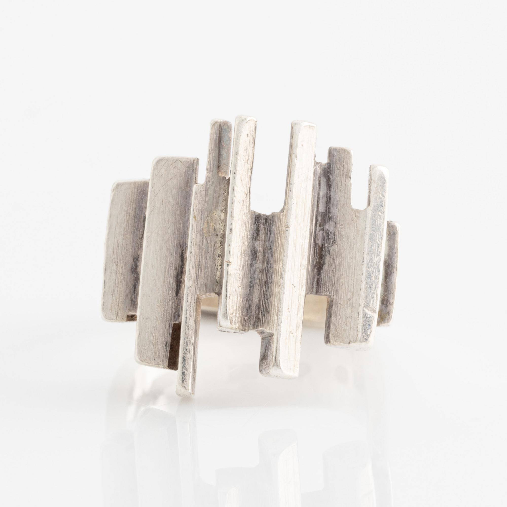 Rey Urban, ring and bracelet, silver.