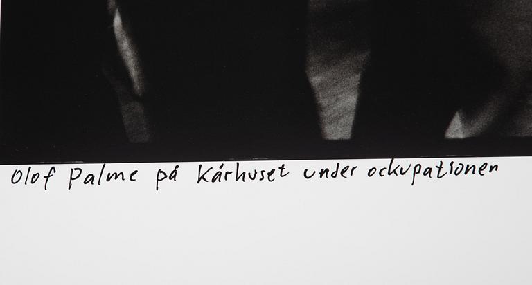 Carl Johan De Geer, "Olof Palme på Kårhuset under ockupationen".
