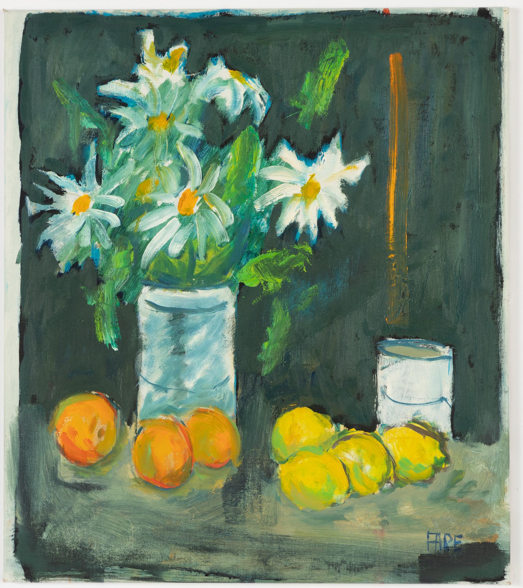 Leopold Fare, Still Life with Flowers and Fruits.