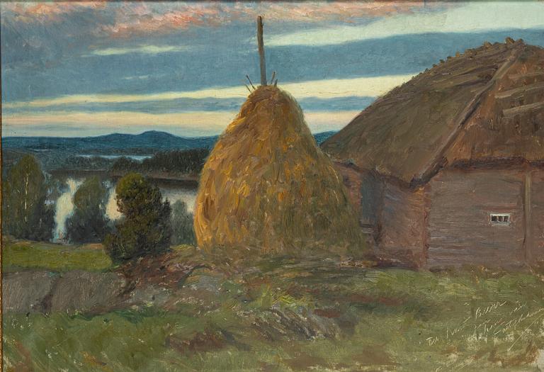 Gustaf Ankarcrona, Fäbovall by Lake Siljan.
