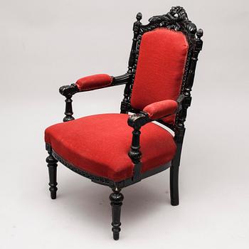 KARMSTOL, renässansstil, 1800-talets slut.