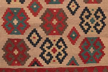 A carpet, a kilim, probably Veramin, ca 153 x 121,5 cm.