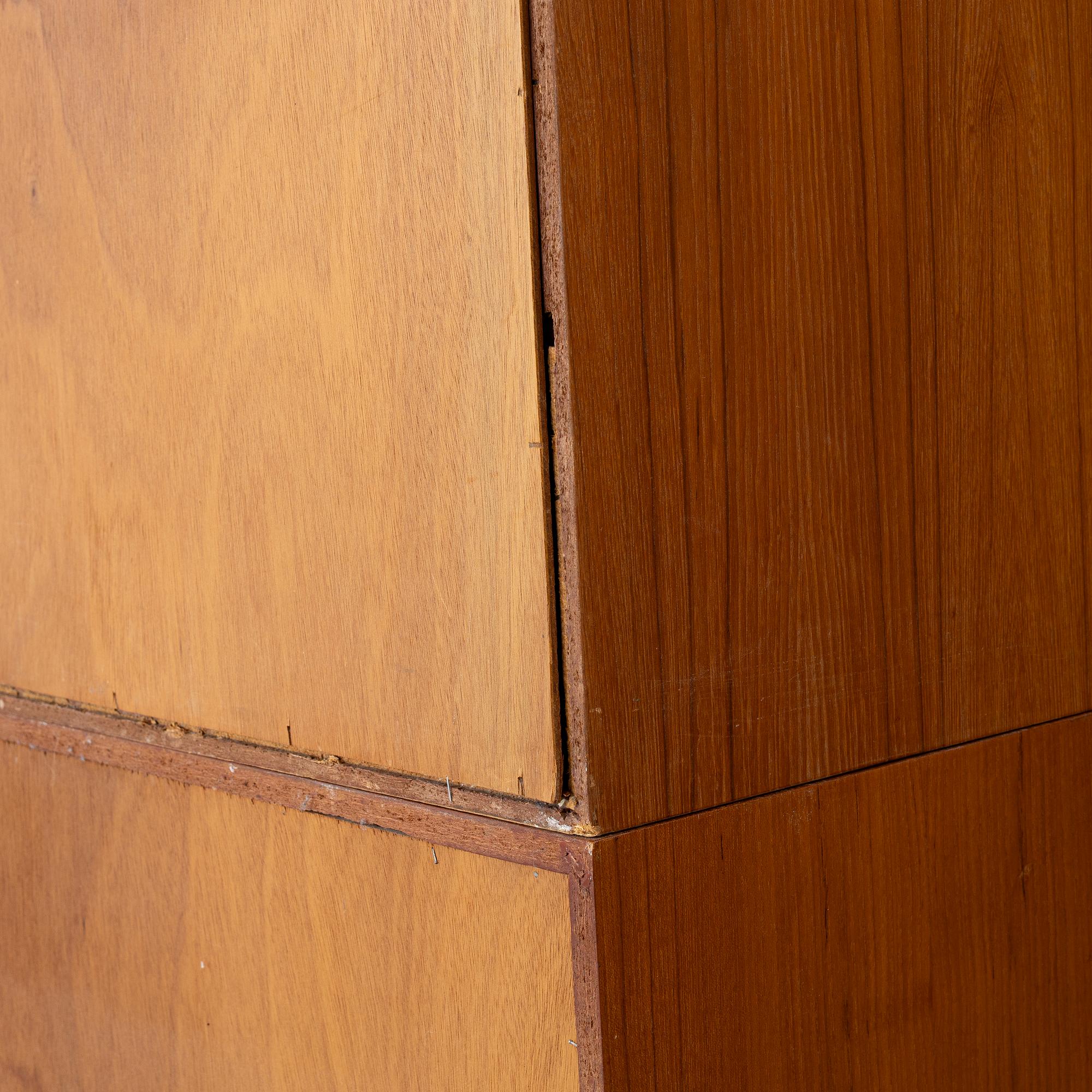 Cabinet, 6 sections, 1950s–60s.