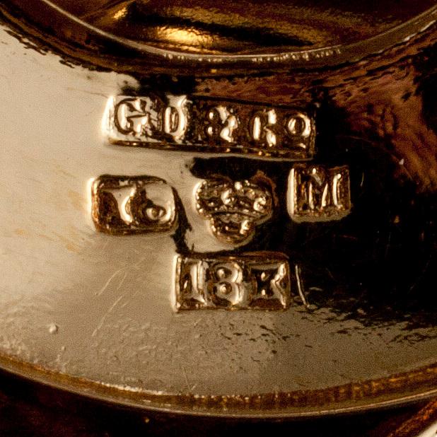 BROSCH, 18K guld, Sverige 1949. Vikt 6,0 g.