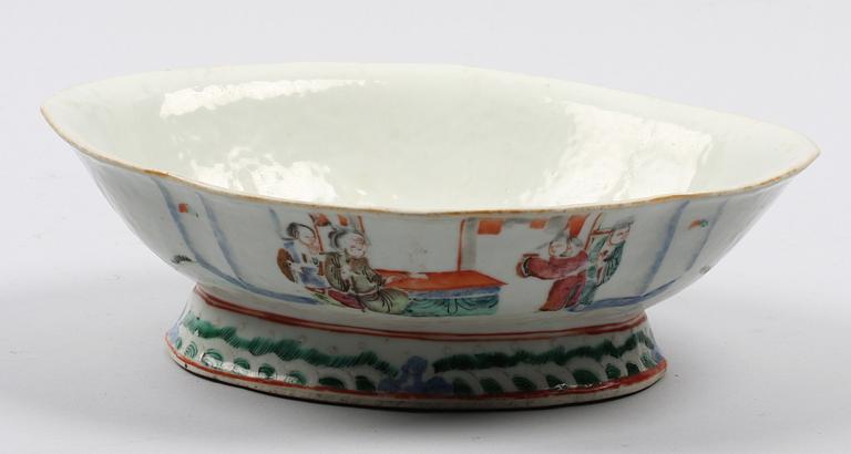 SKÅL, porslin. Kina 1800-tal.