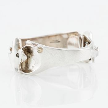 Björn Weckström, bracelet, "Zelda", sterling silver. Lapponia 1982.