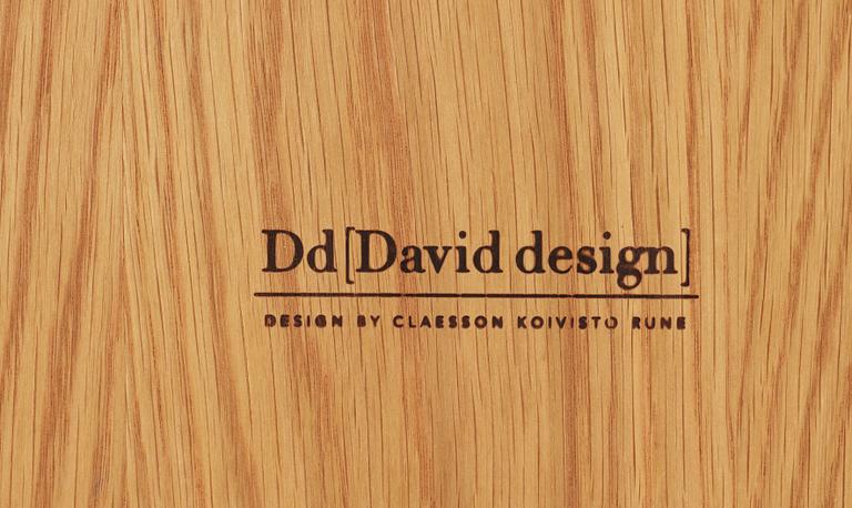 FÅTÖLJER samt BORD, 3 delar, "Bowie", design Claesson, Koivisto o Rune för David Design.