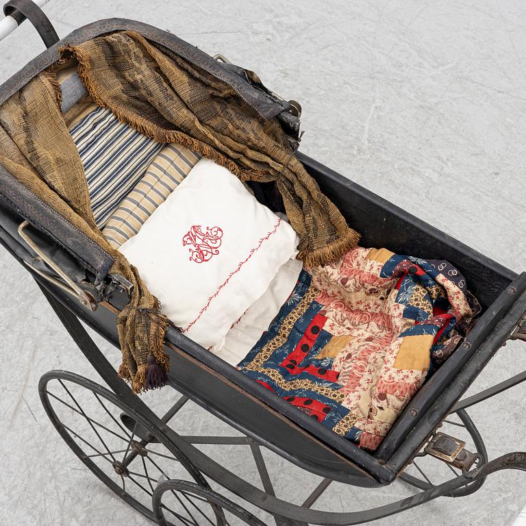 Doll's pram, first half of the 20th century.