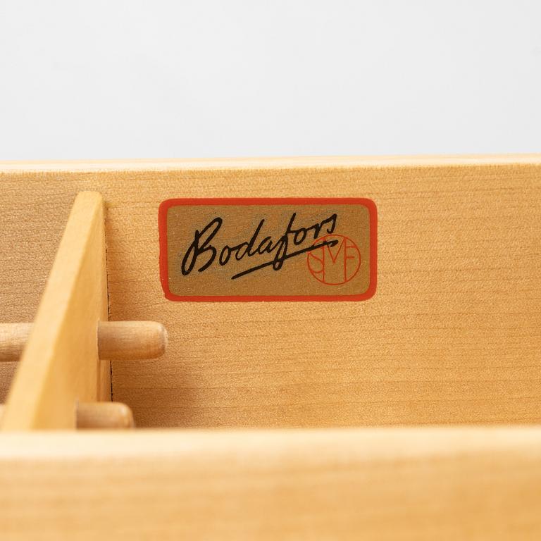 A Swedish Modern birch sewing table, Svenska Möbelfabrikerna, Bodafors, 1940's.